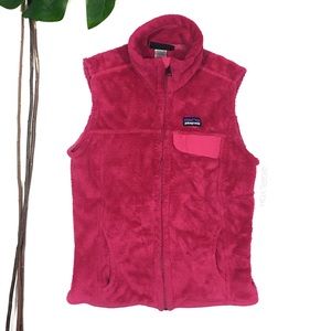 Patagonia Re-Tool Bright Pink Fleece Vest